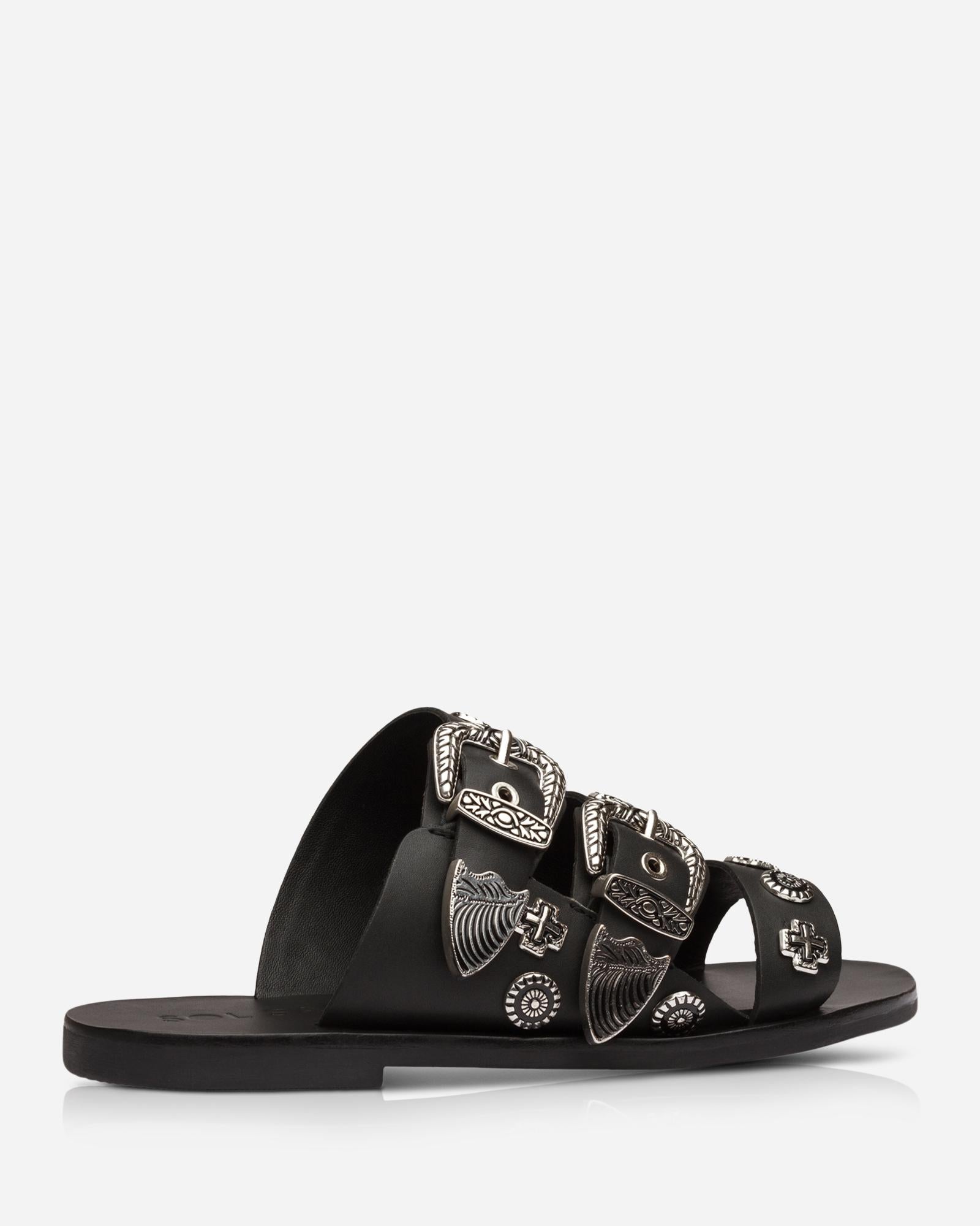 EASTWOOD SLIDE BLACK/SILVER WESTERN
