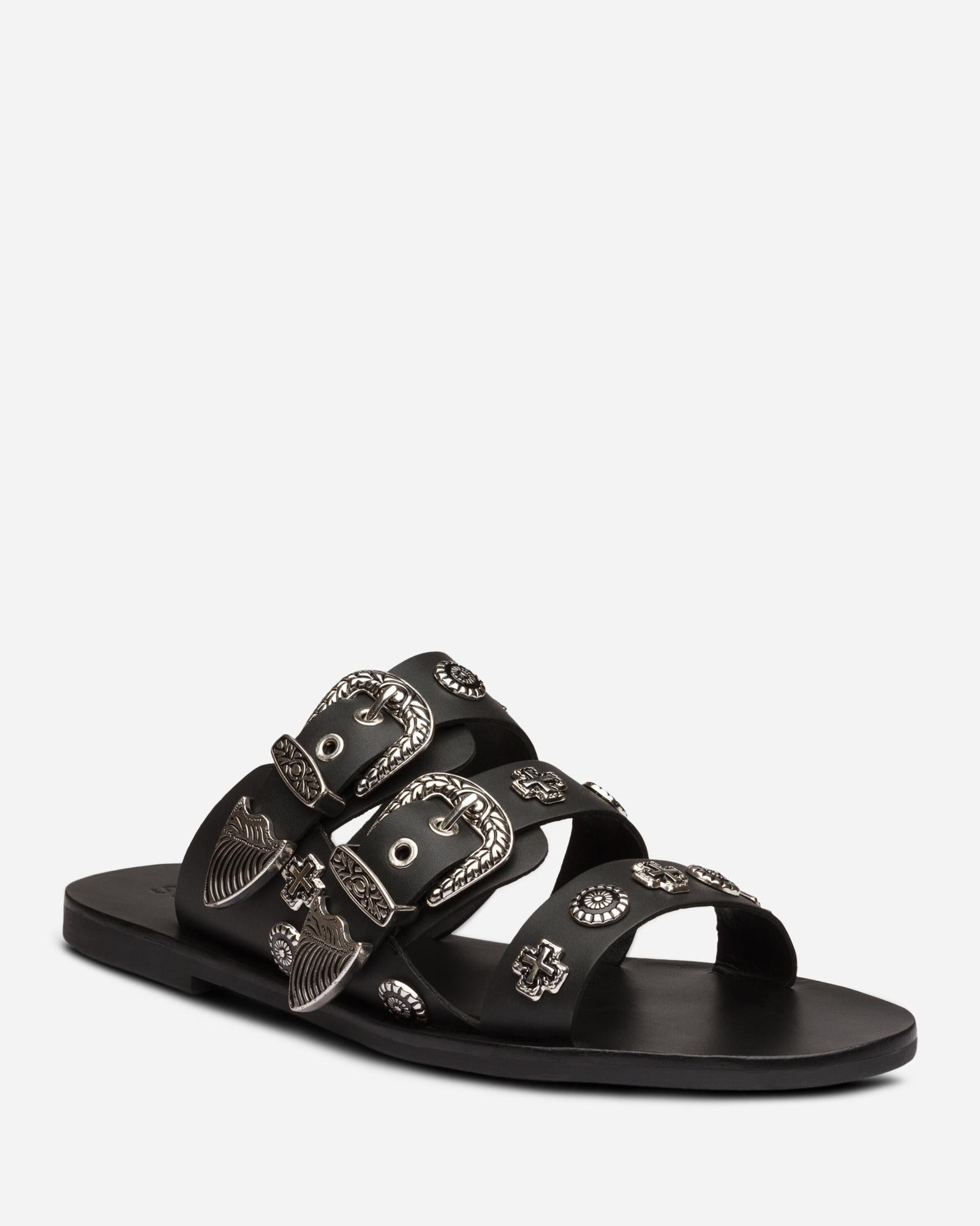 EASTWOOD SLIDE BLACK/SILVER WESTERN