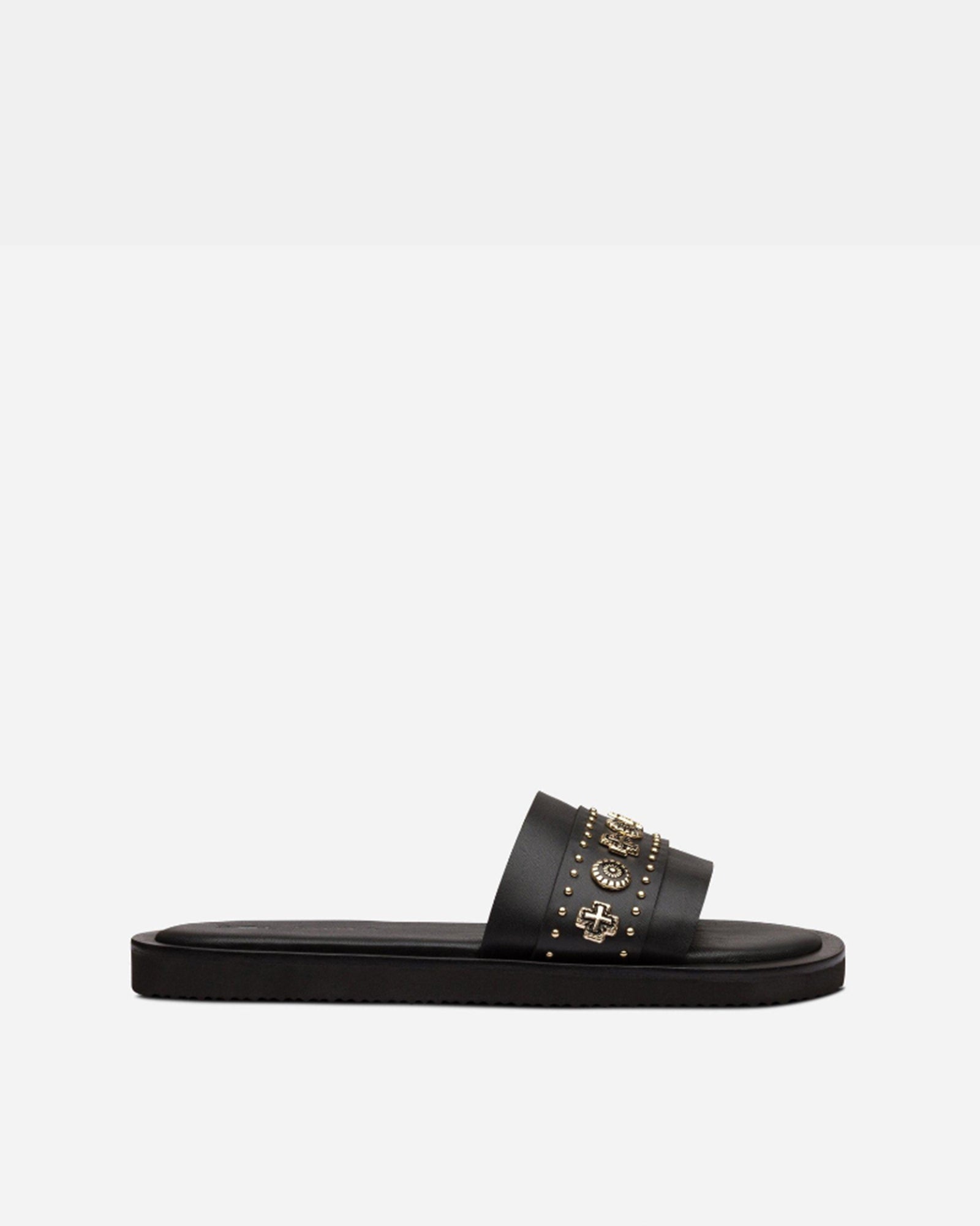 Cleo Slide Black/Gold