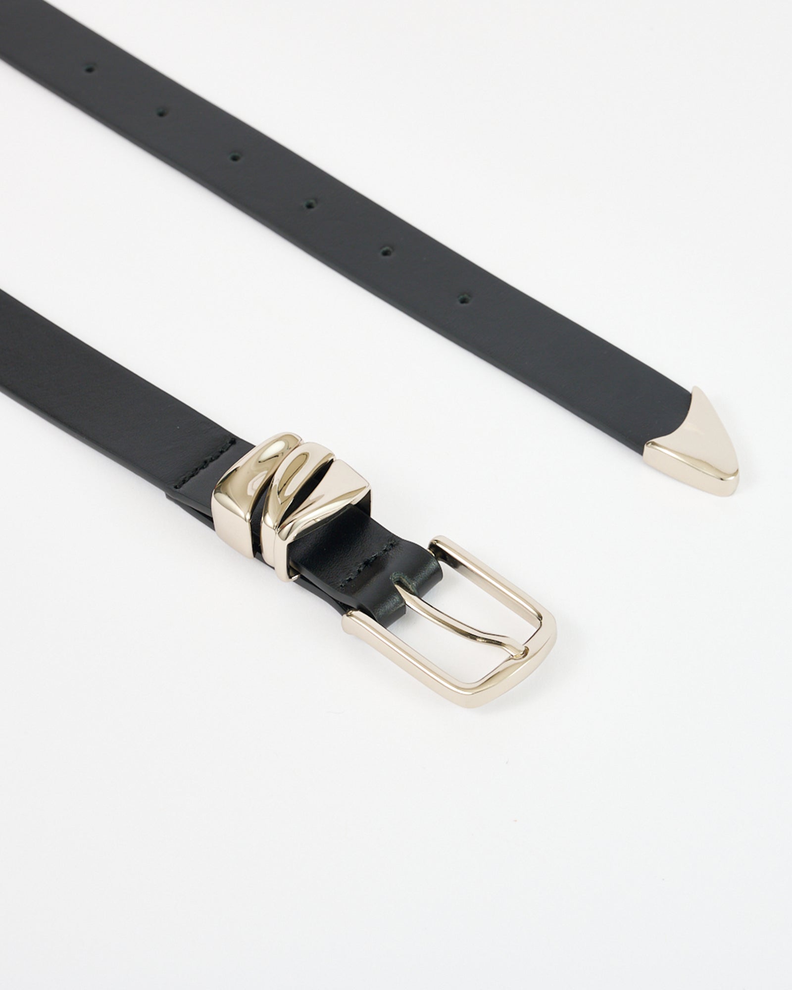 Crescent Belt Black/Silver