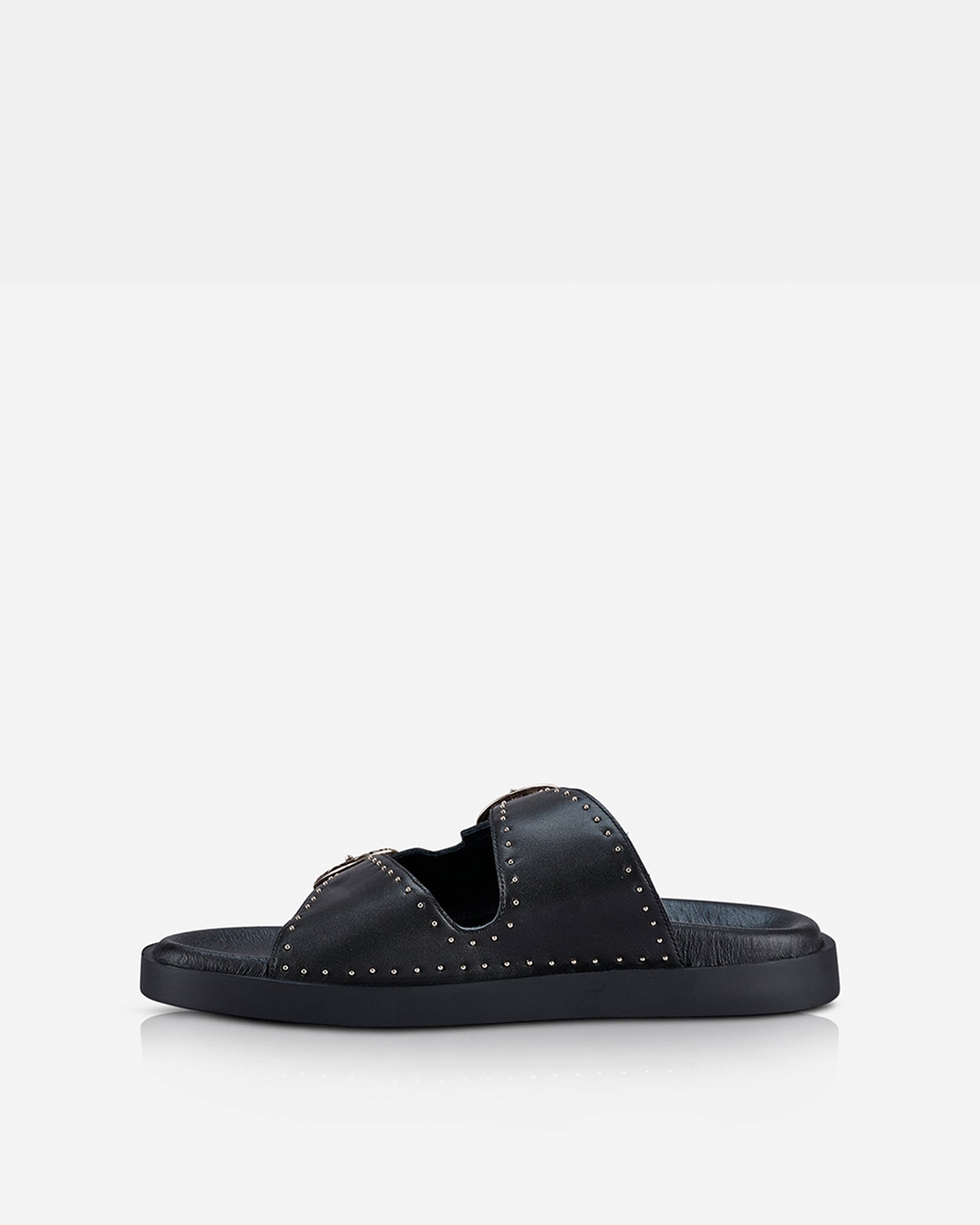 Eastwood Stud Footbed Black/Silver