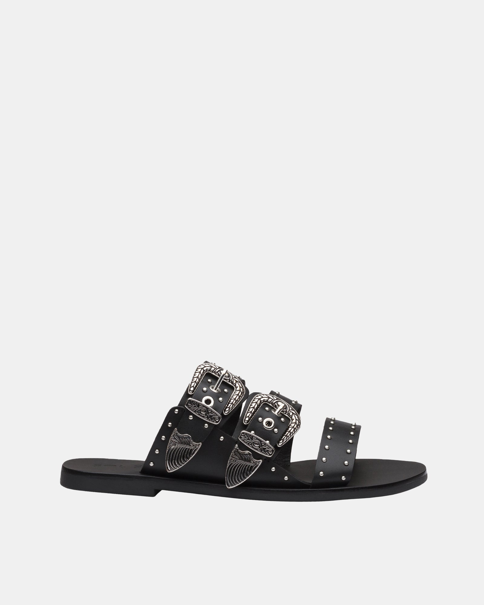 Eastwood Stud Slide Black/Silver