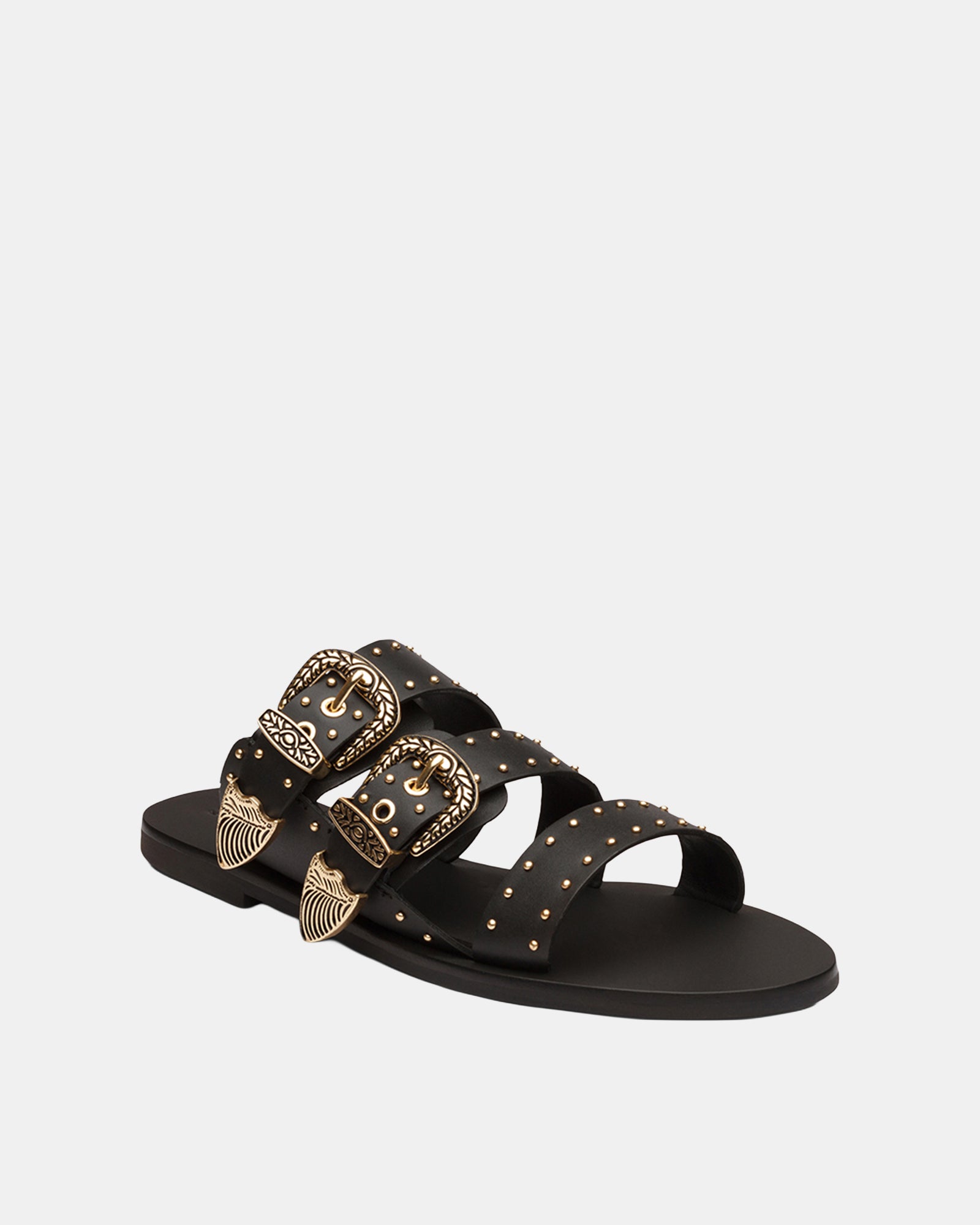 Eastwood Stud Slide Black/Gold