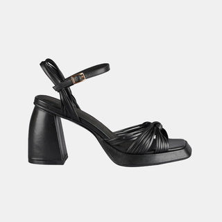 Evita Platform Heel Black