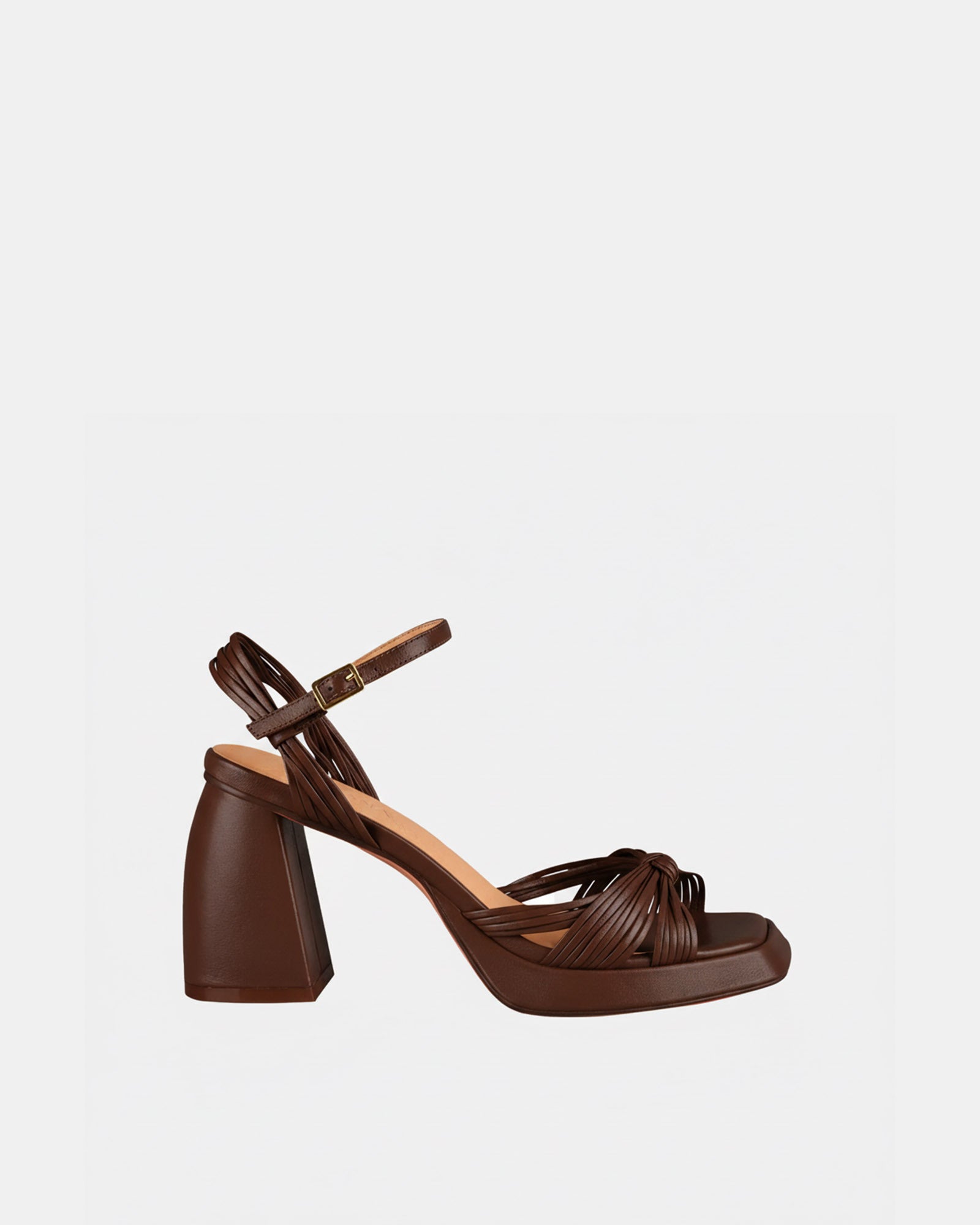 Evita Platform Heel Cocoa
