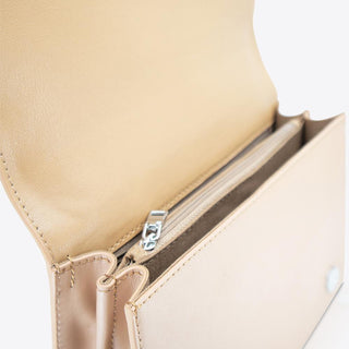 Flap Bag Tan/Silver