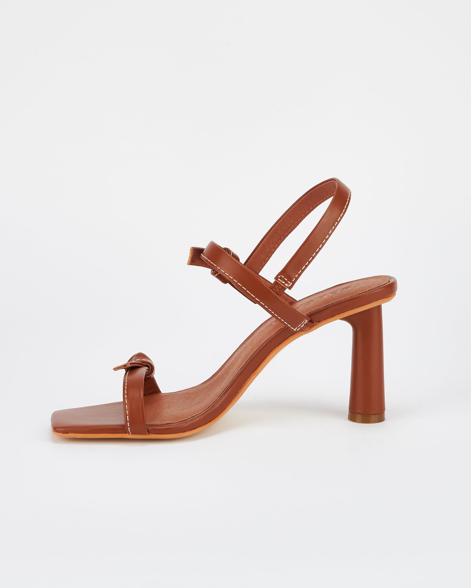 MANZONI HEEL COGNAC