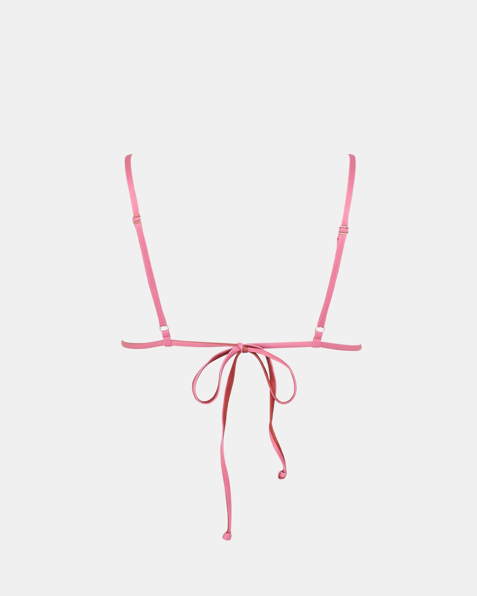 Eclipse String Bikini Top Choc Stripe