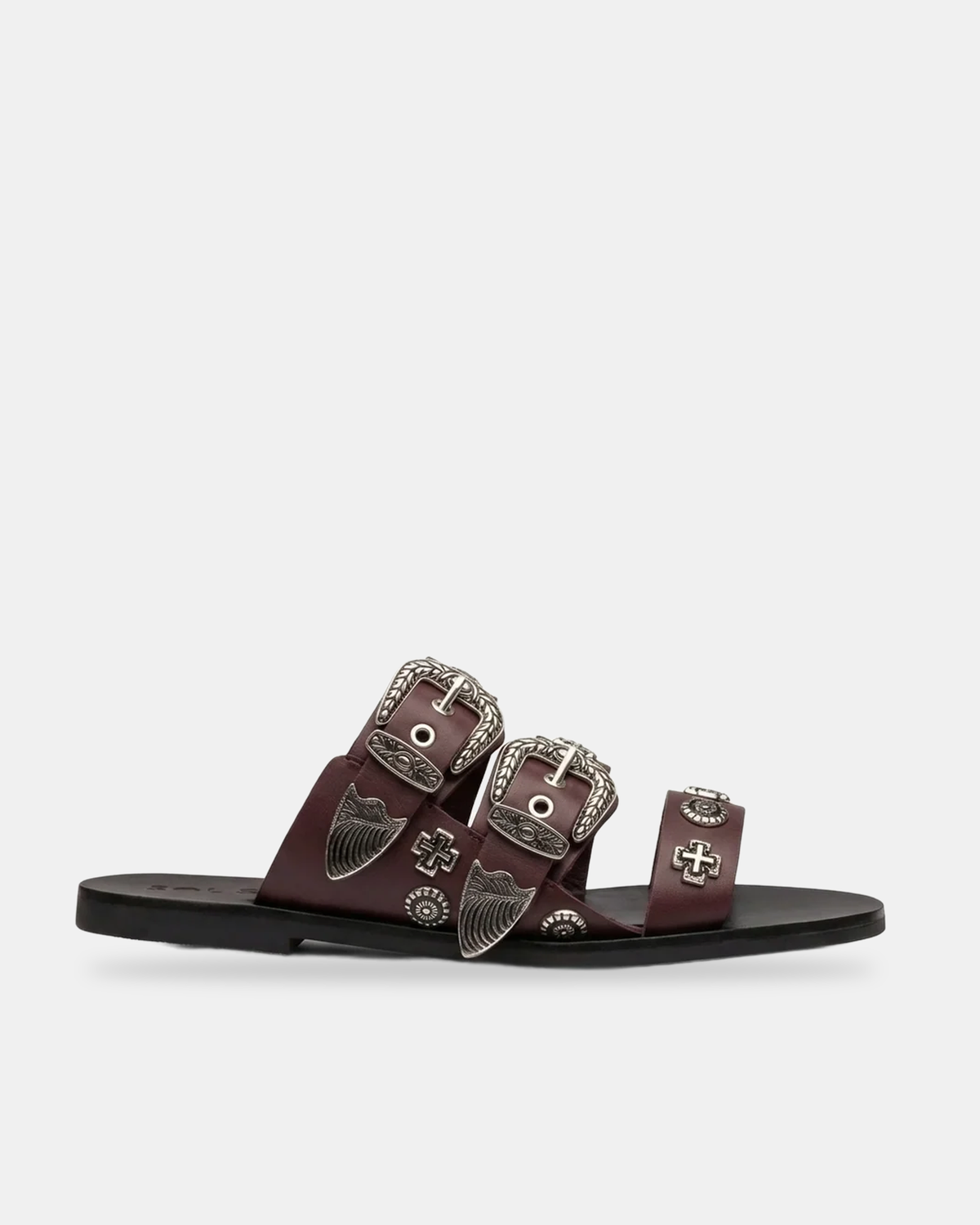 EASTWOOD SLIDE MULBERRY/SILVER