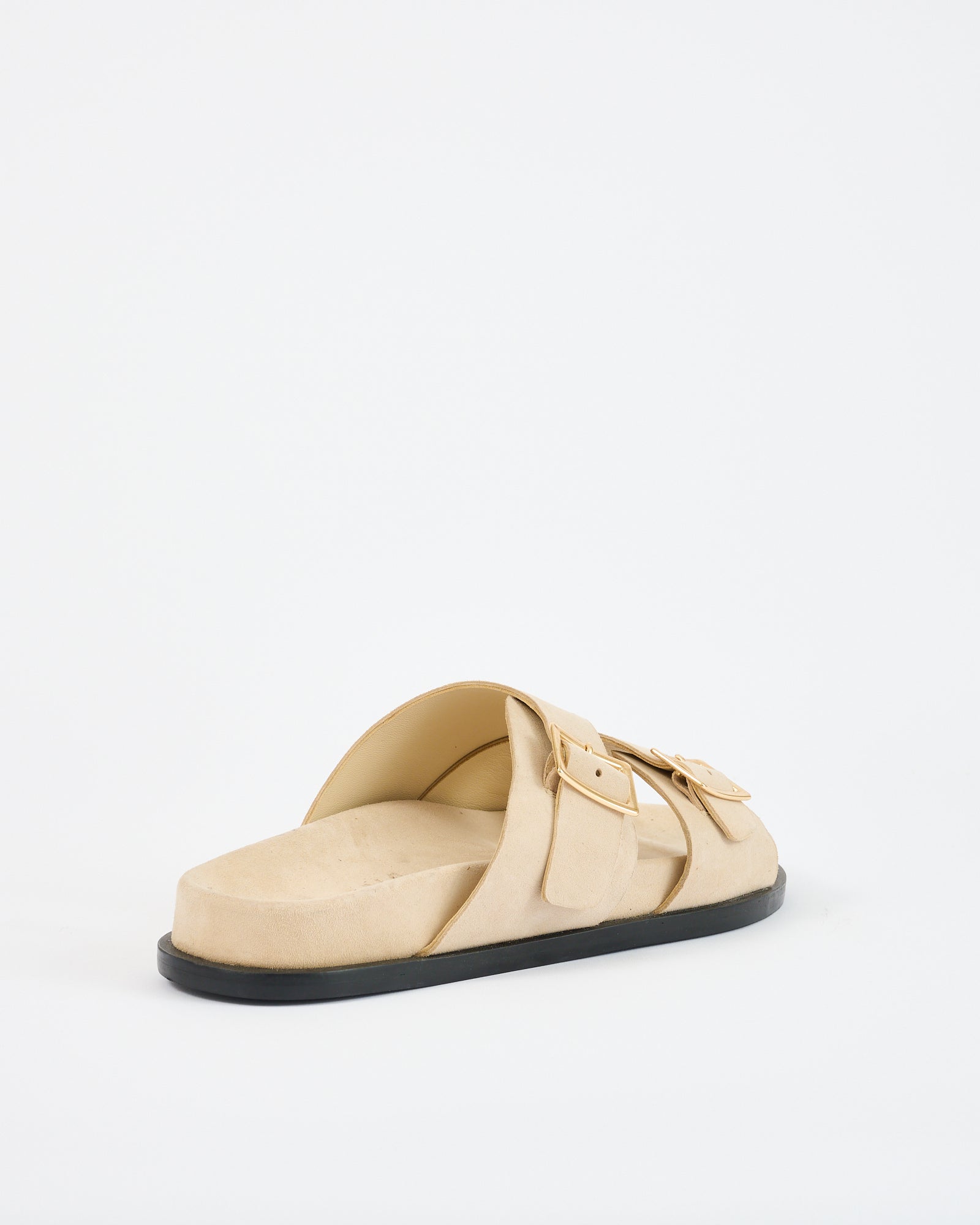 Sato Footbed Taupe Suede