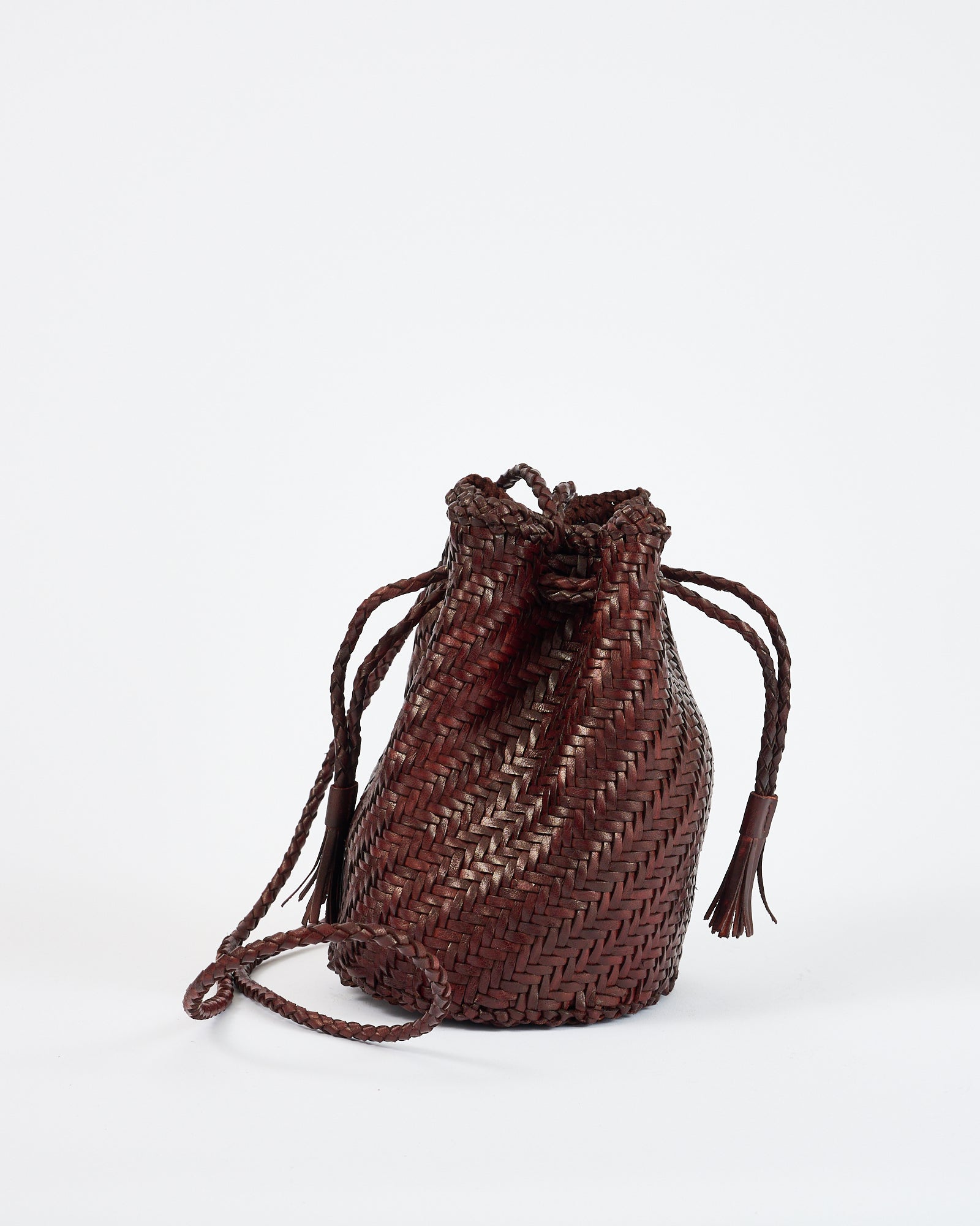 Solan Leather Bucket Bag Mulberry