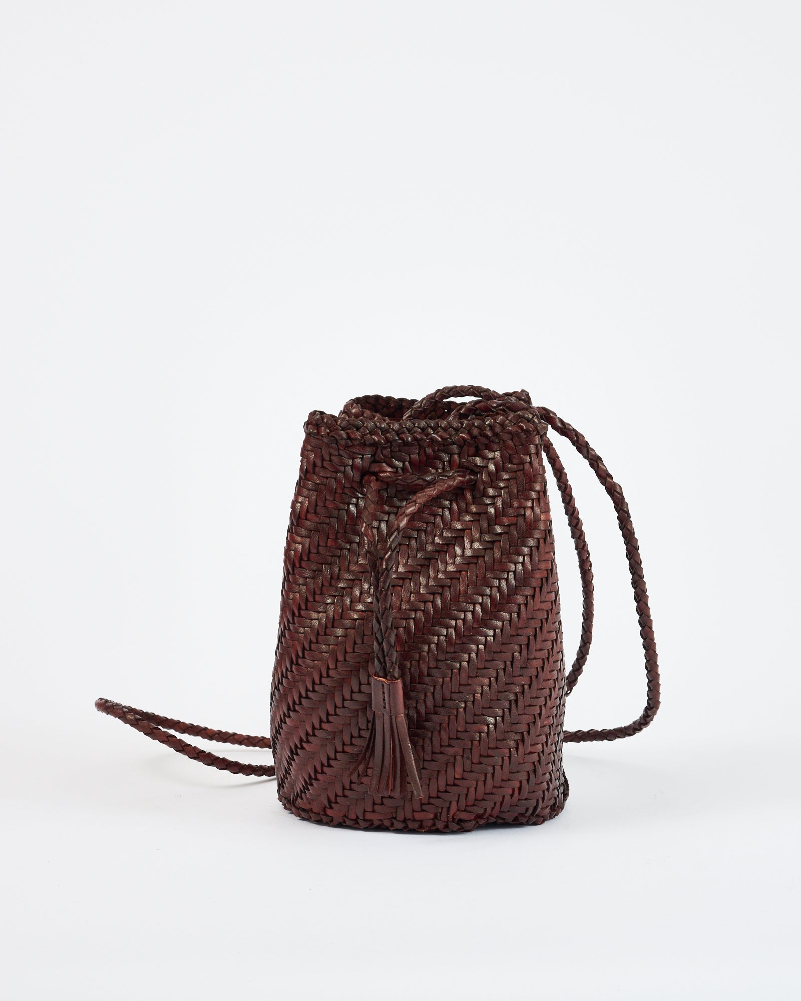 Solan Leather Bucket Bag Mulberry