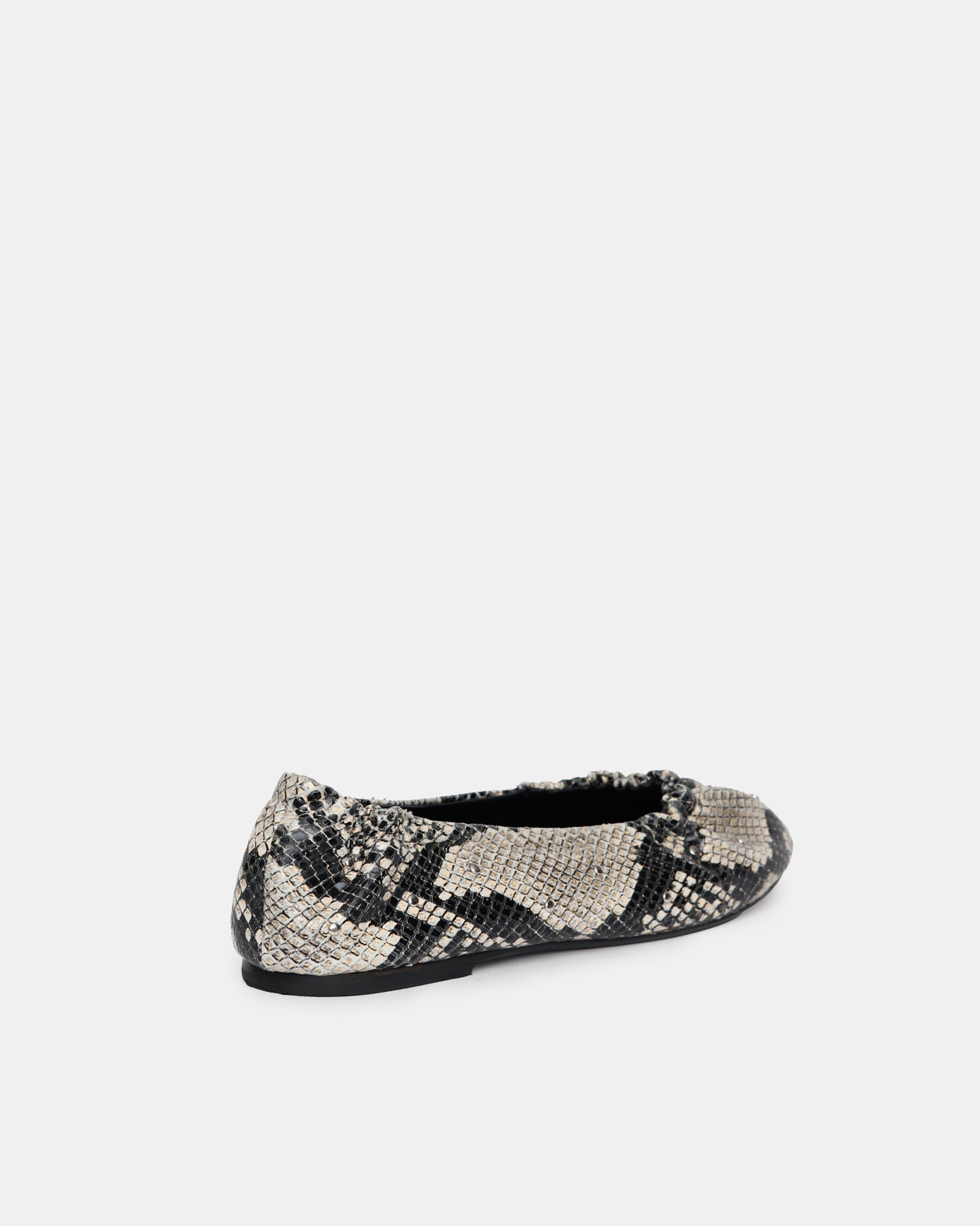 Montagine Ballet Flat Python / Silver