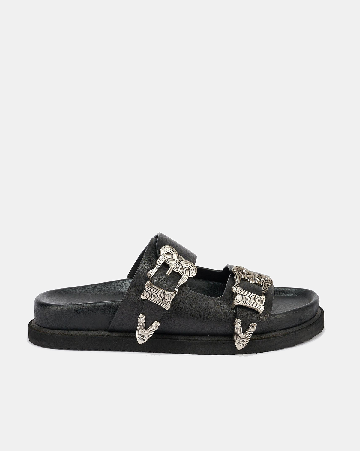 Scribe Footbed Black/Silver