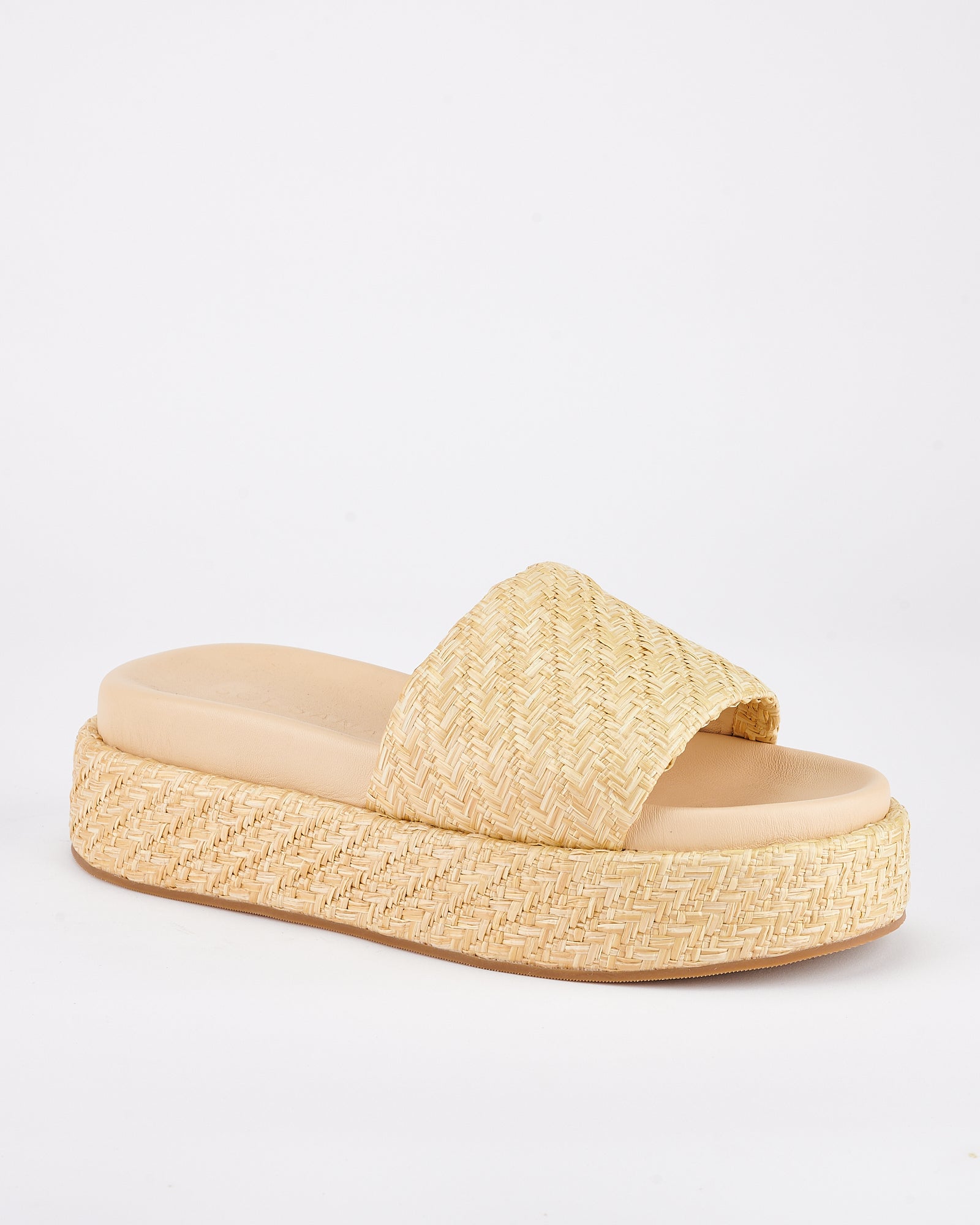 DUSTIN FLATFORM NATURAL RAFFIA