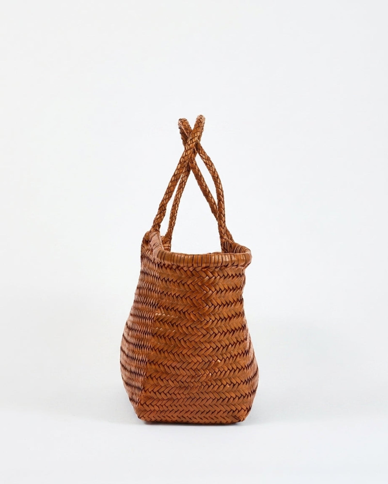 Solan Leather Tote Bag Tan