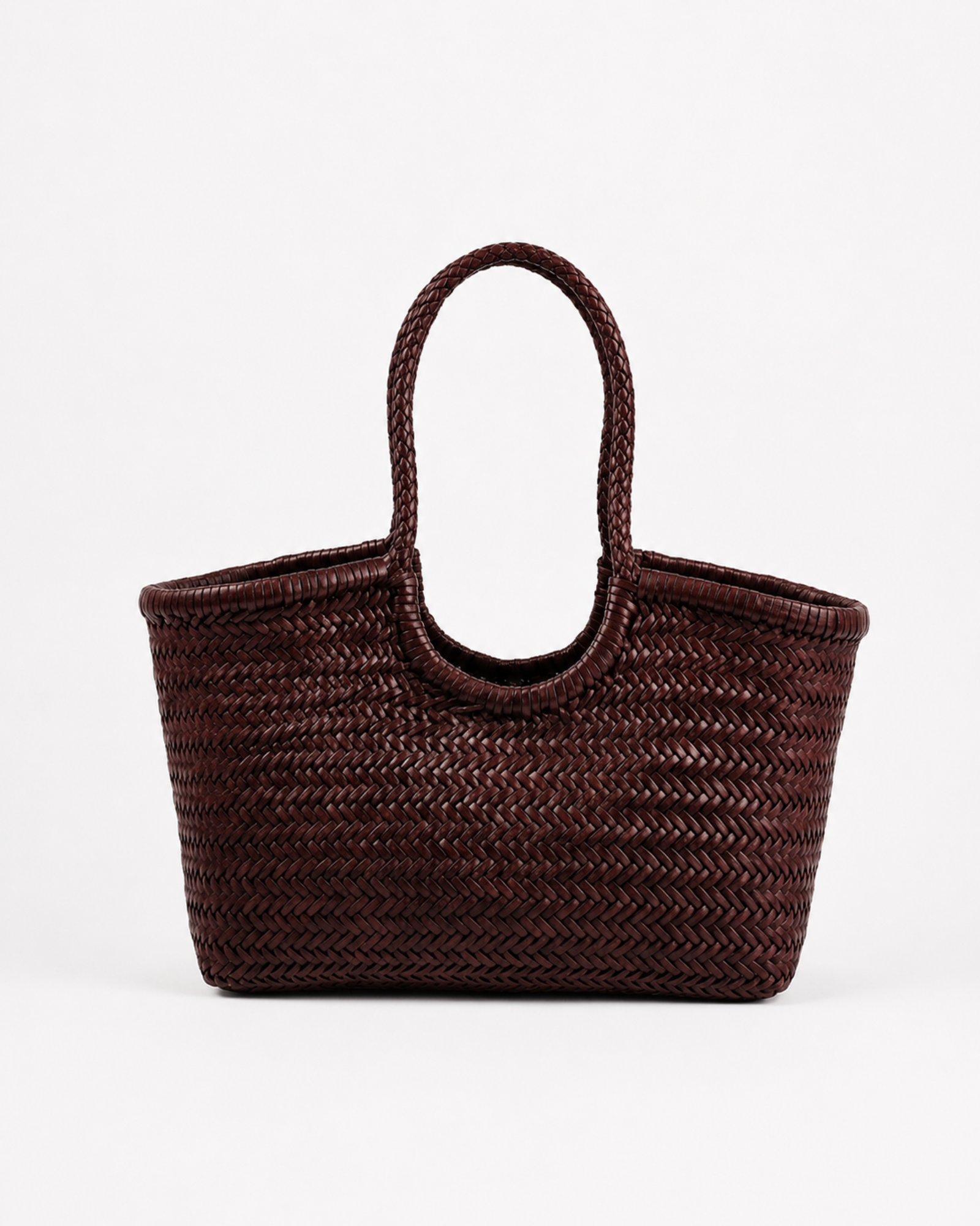 Solan Leather Tote Bag Mulberry
