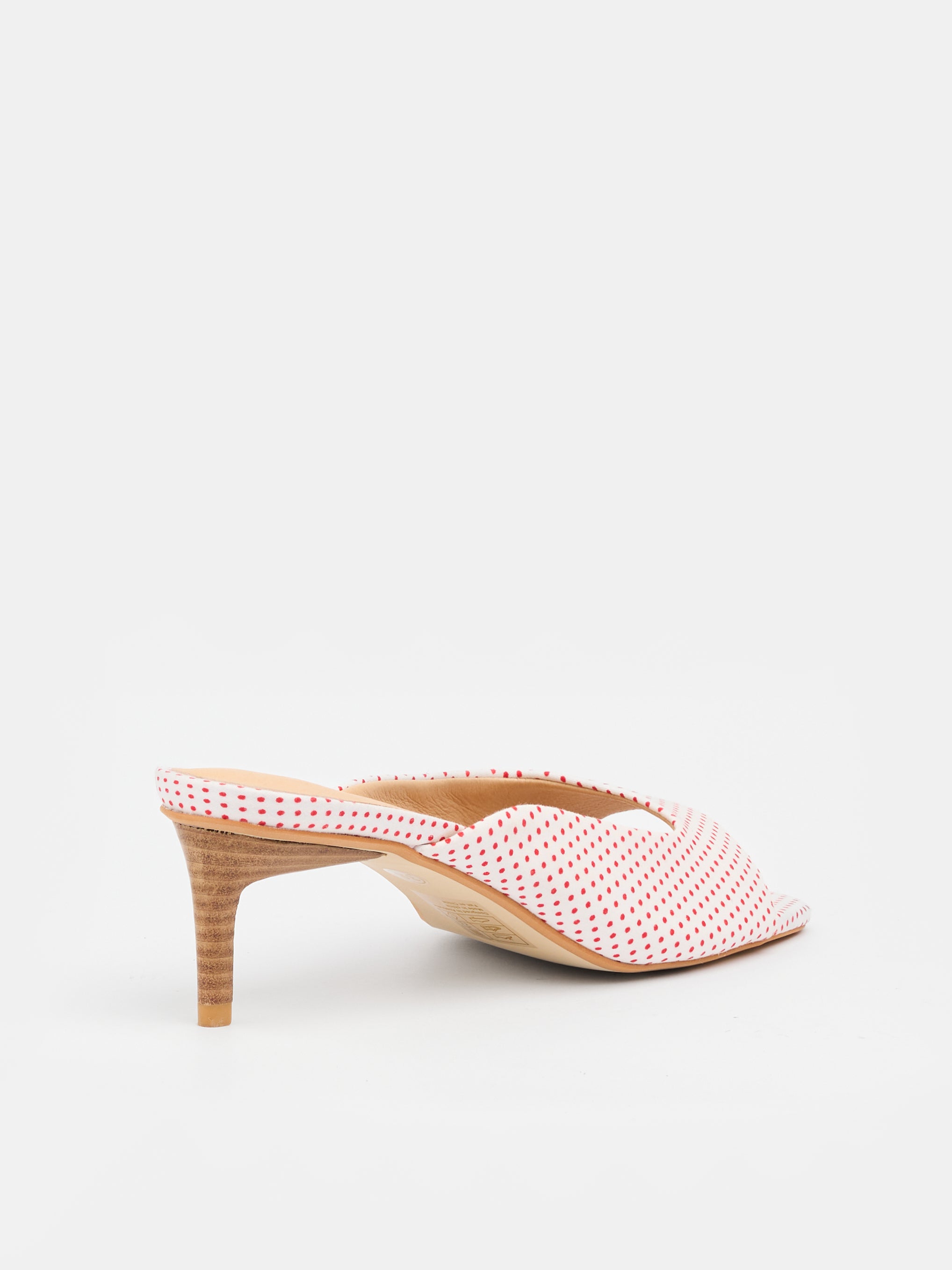 Tutu Mule – Red Polka Dot Heel