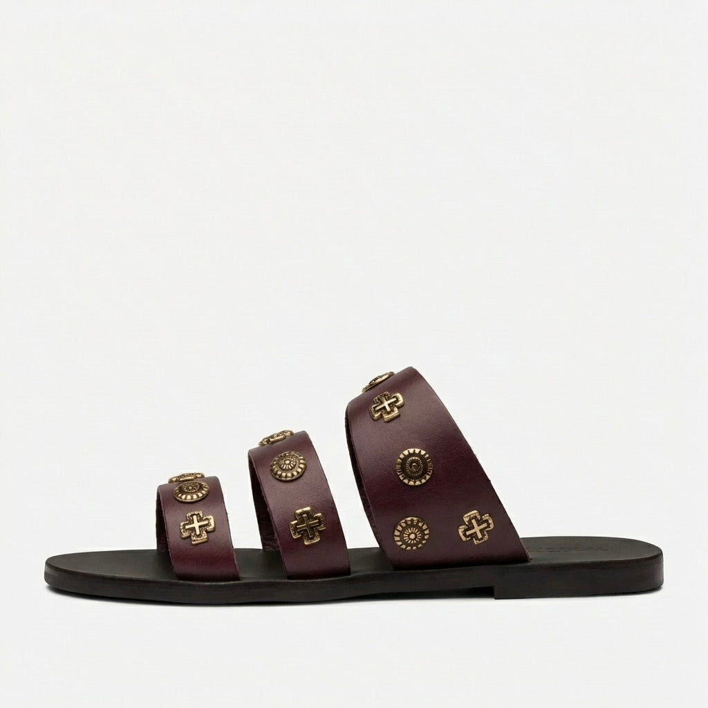 EASTWOOD SLIDE MULBERRY/GOLD