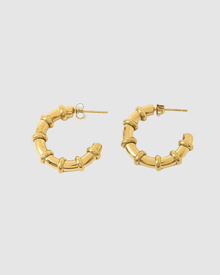 Bamboo Earrings Gold
