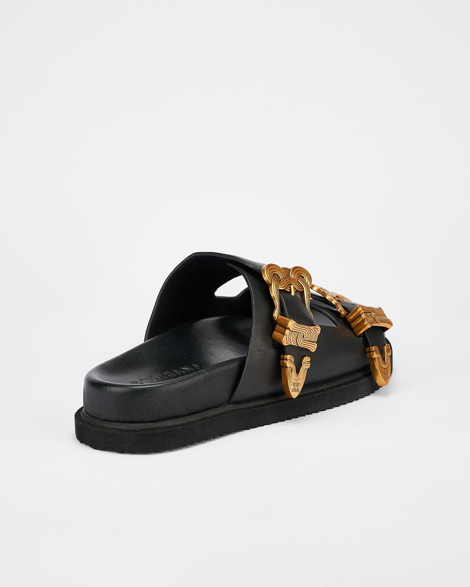 Scribe Footbed Black/Gold