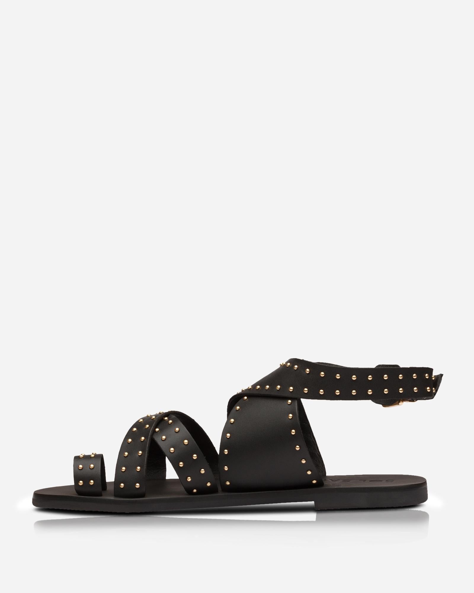 Vesper Sandal Black/Gold