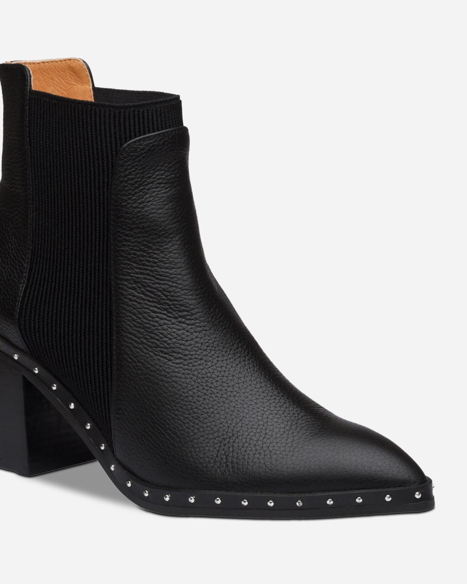 GEORGIE BOOT BLACK/SILVER