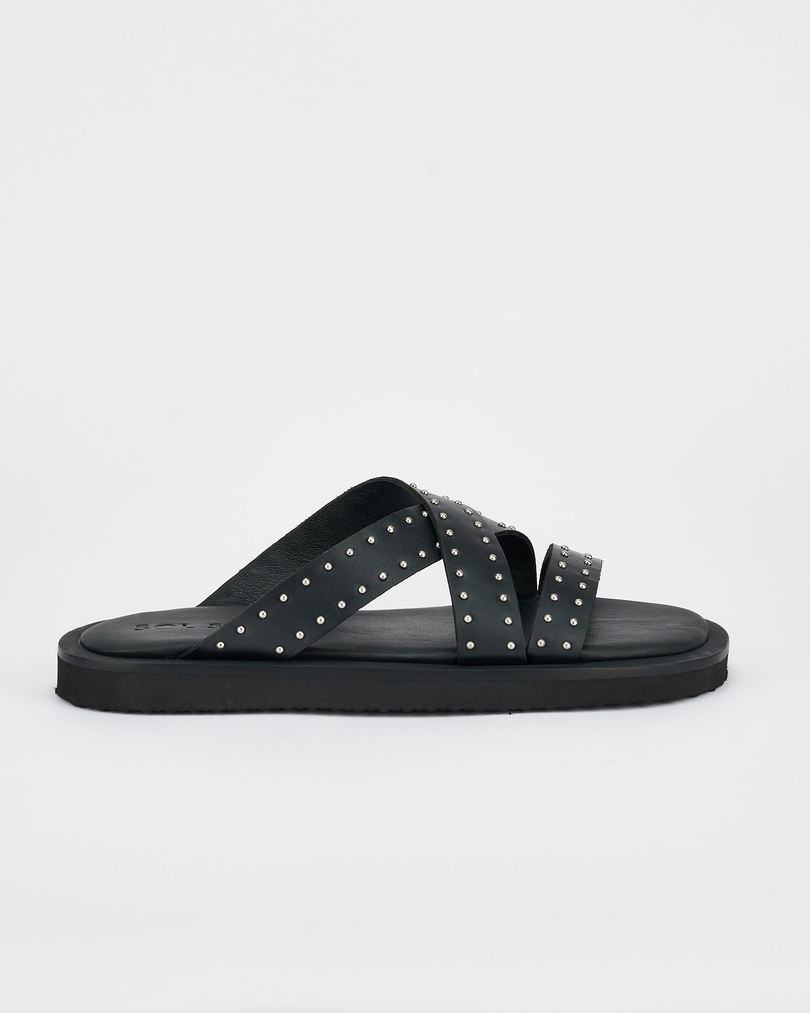 Capri Footbed Black / Silver