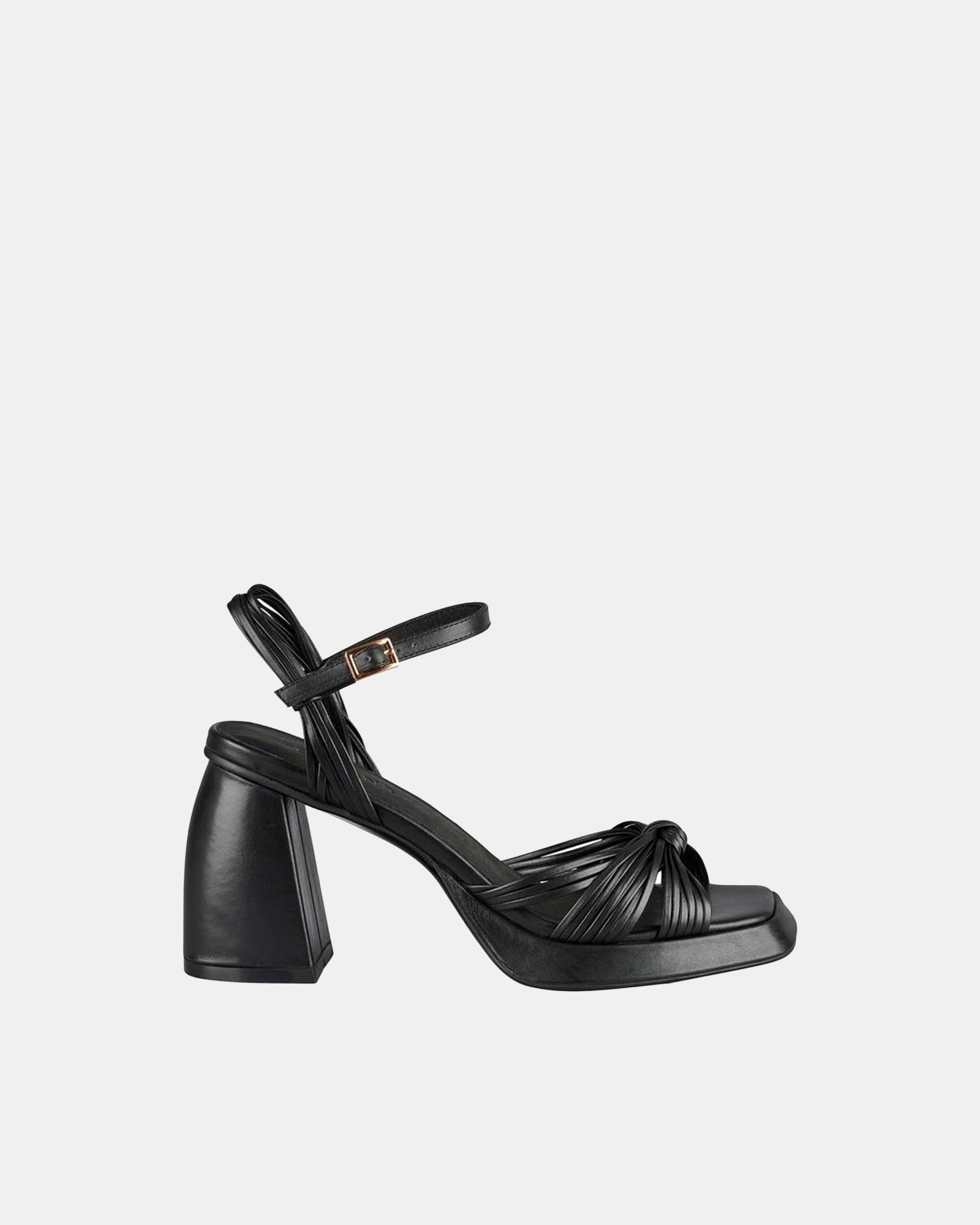 Evita Platform Heel Black