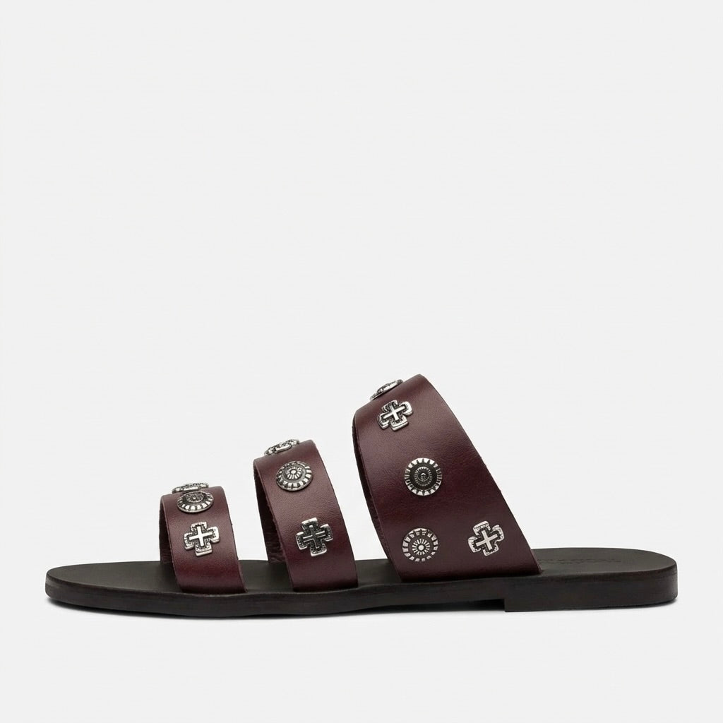 EASTWOOD SLIDE MULBERRY/SILVER