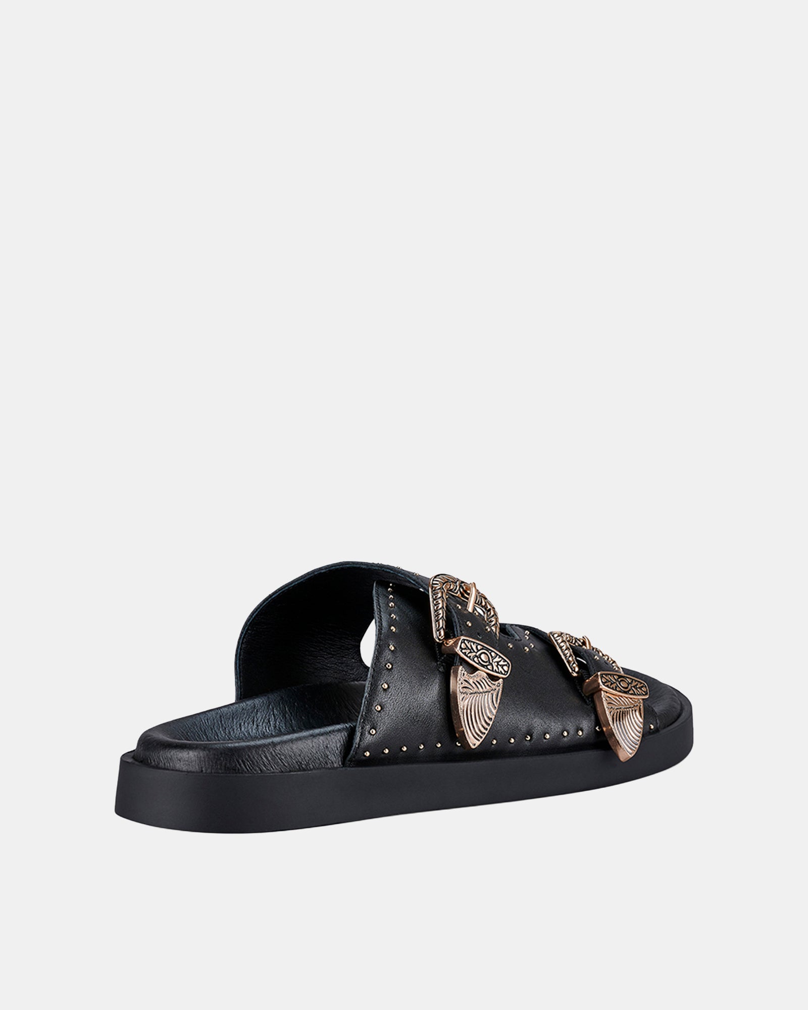 Eastwood Stud Footbed Black/Gold