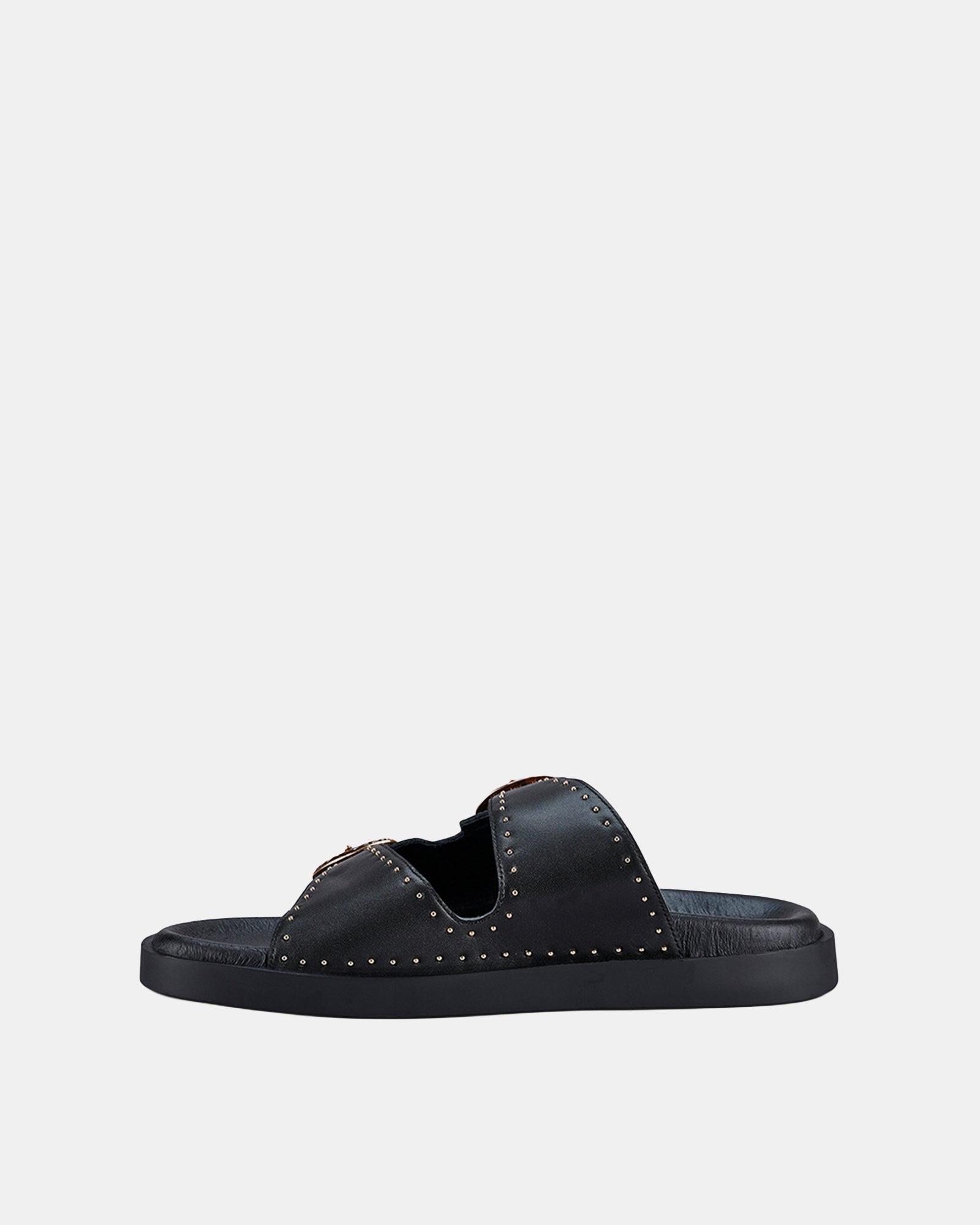 Eastwood Stud Footbed Black/Gold