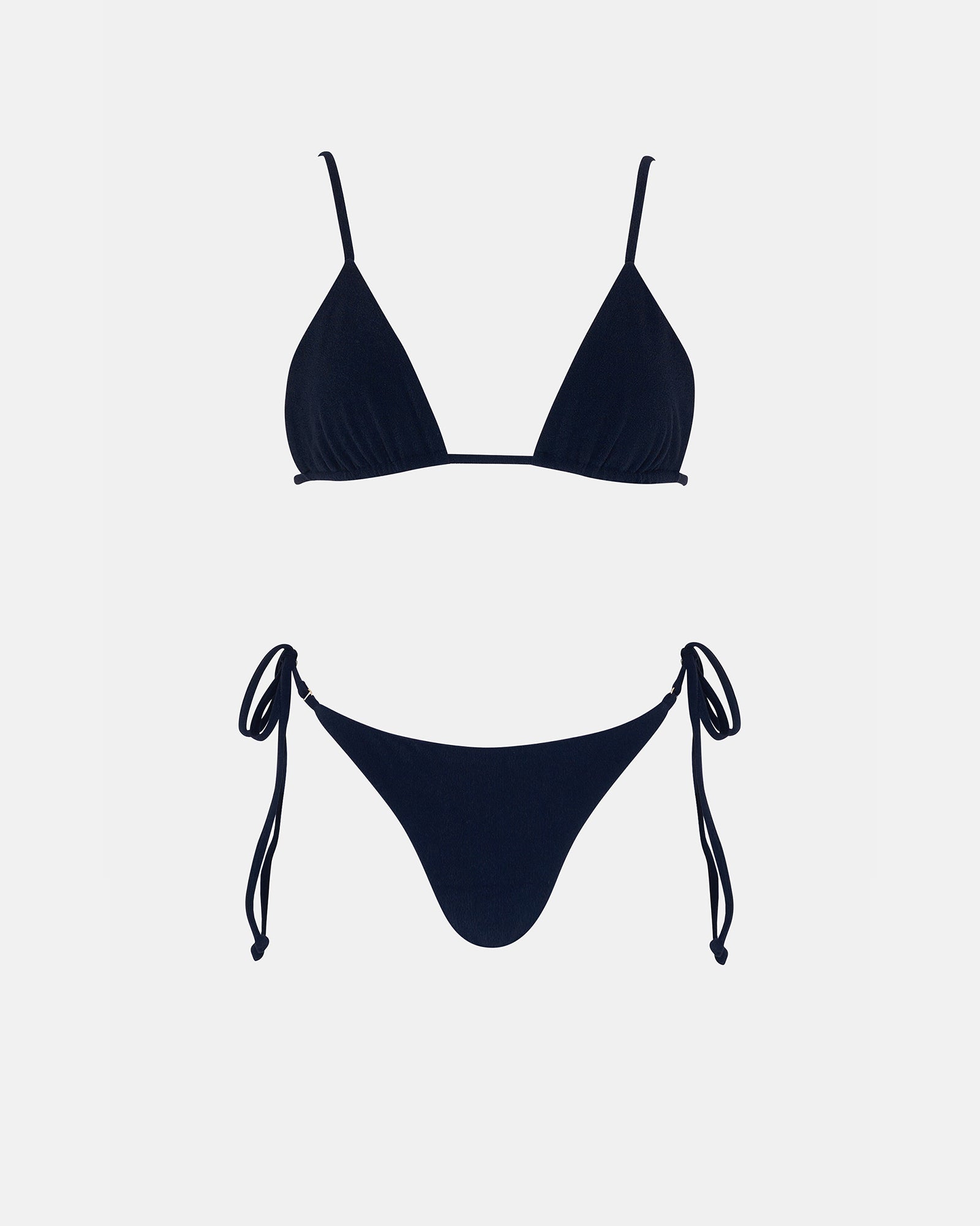 Eclipse String Bikini Bottom Nero