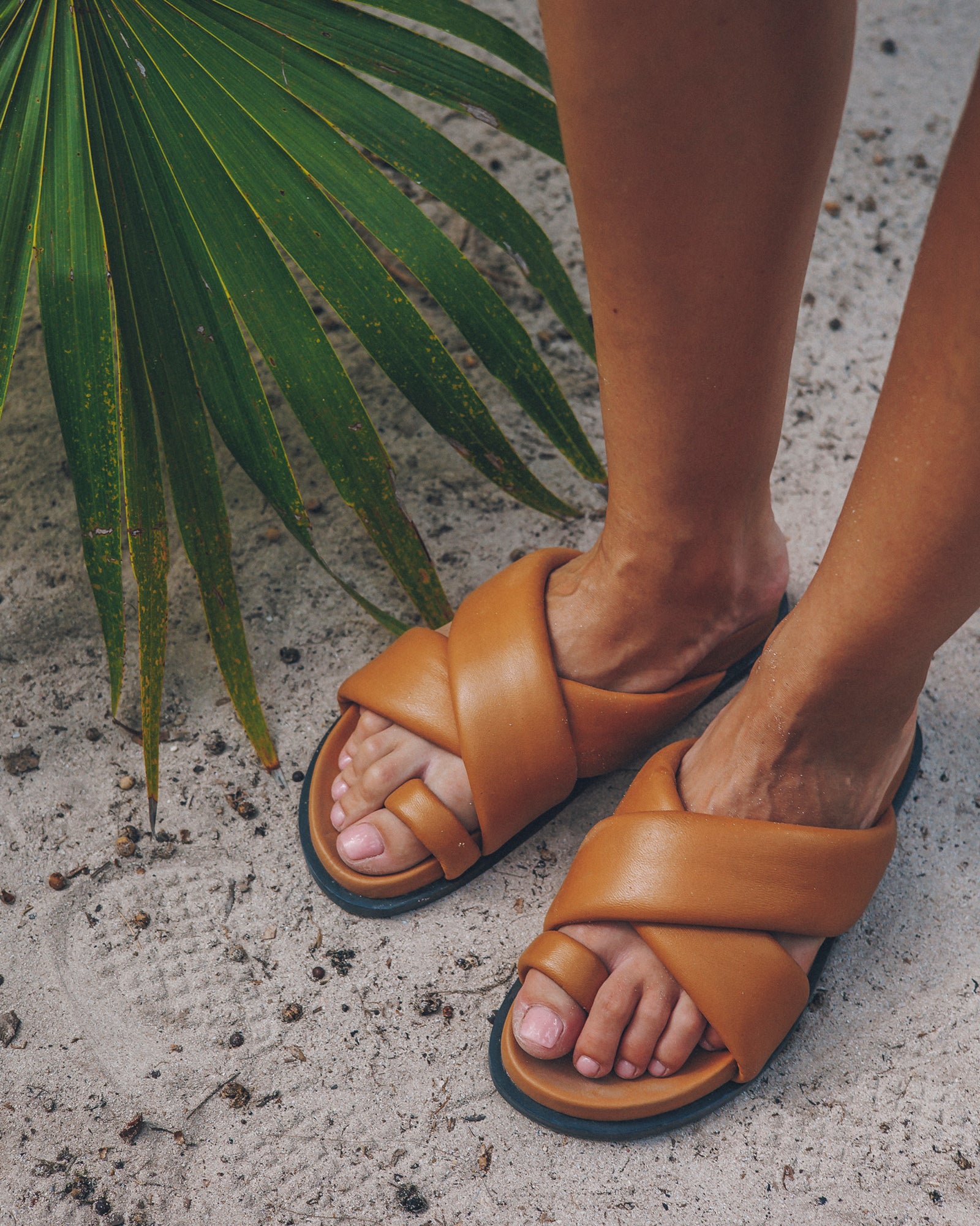 Elba Footbed Deep Tan