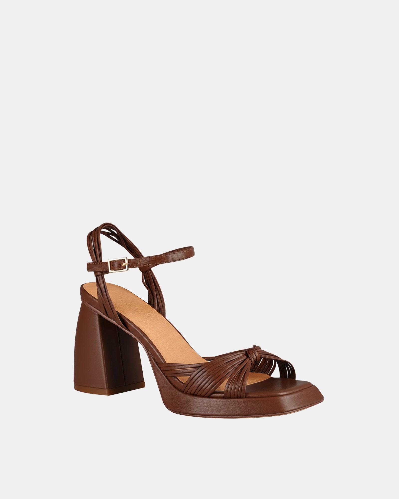 Evita Platform Heel Cocoa