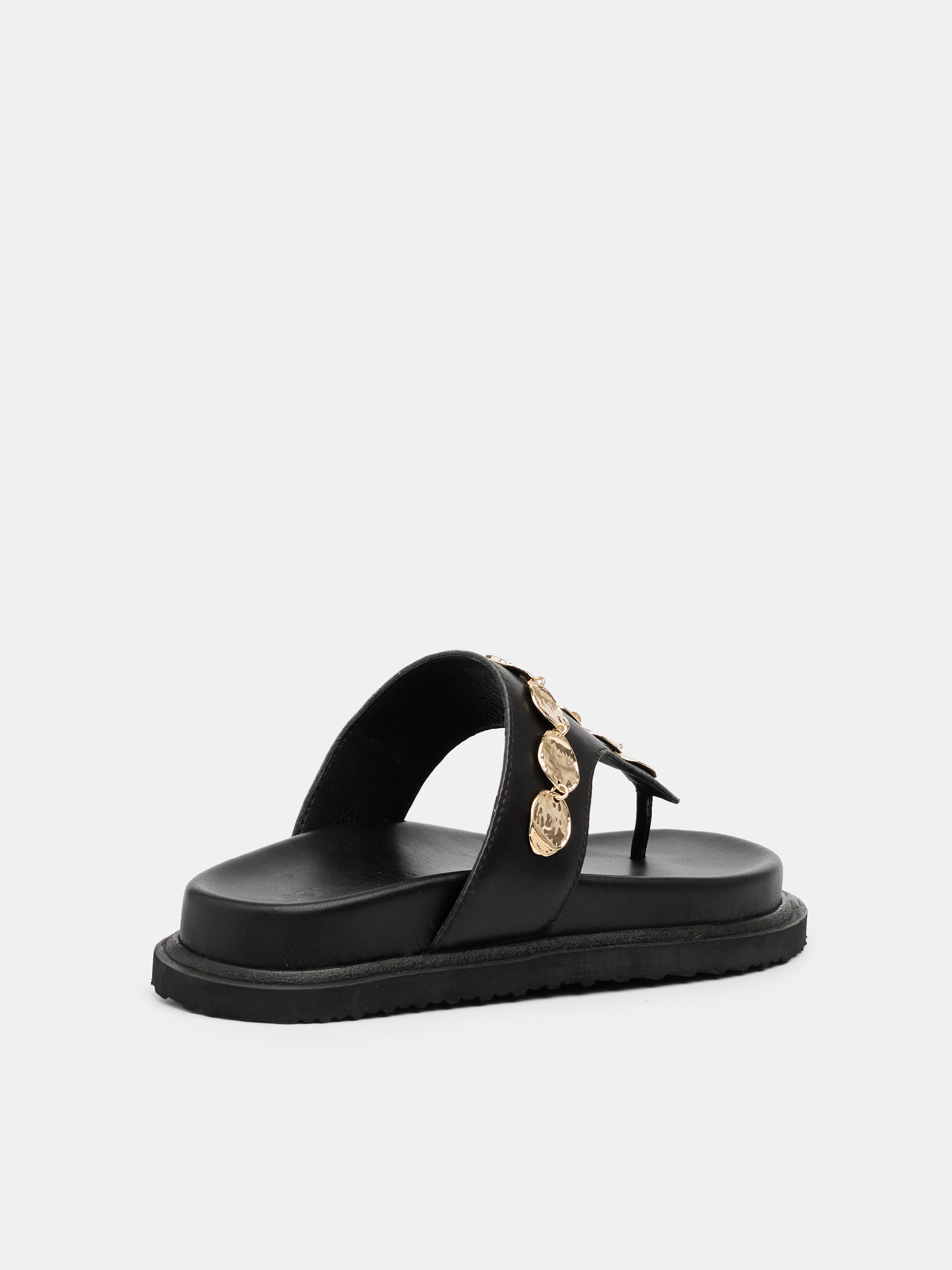 GOLDIE FOOTBED BLACK