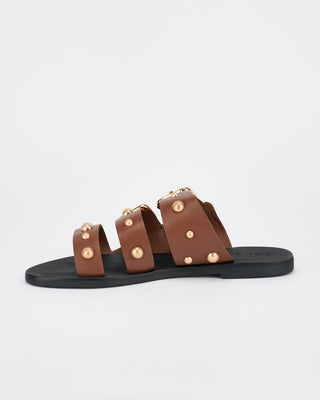 Hvar Slide Cocoa/Gold