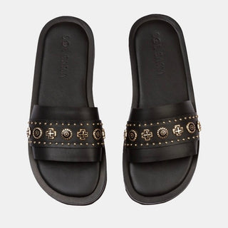 Cleo Slide Black/Gold