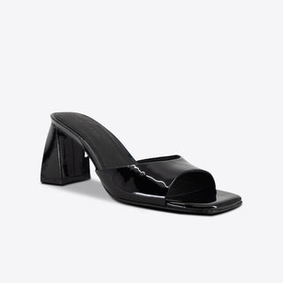 Lenny Mule Patent Black