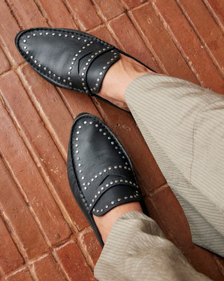 Rosiers  Loafer Balck/Silver