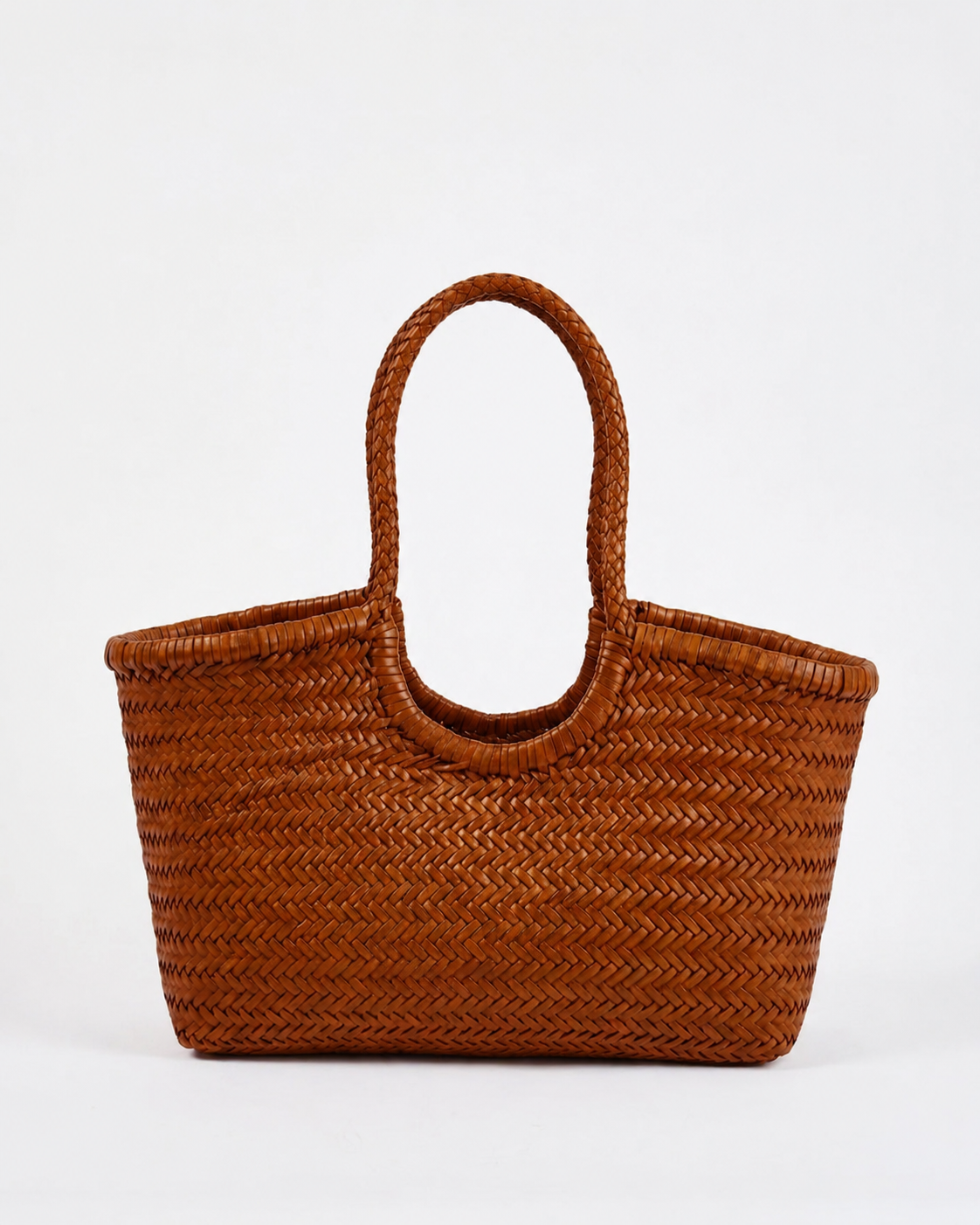 Solan Leather Tote Bag Tan