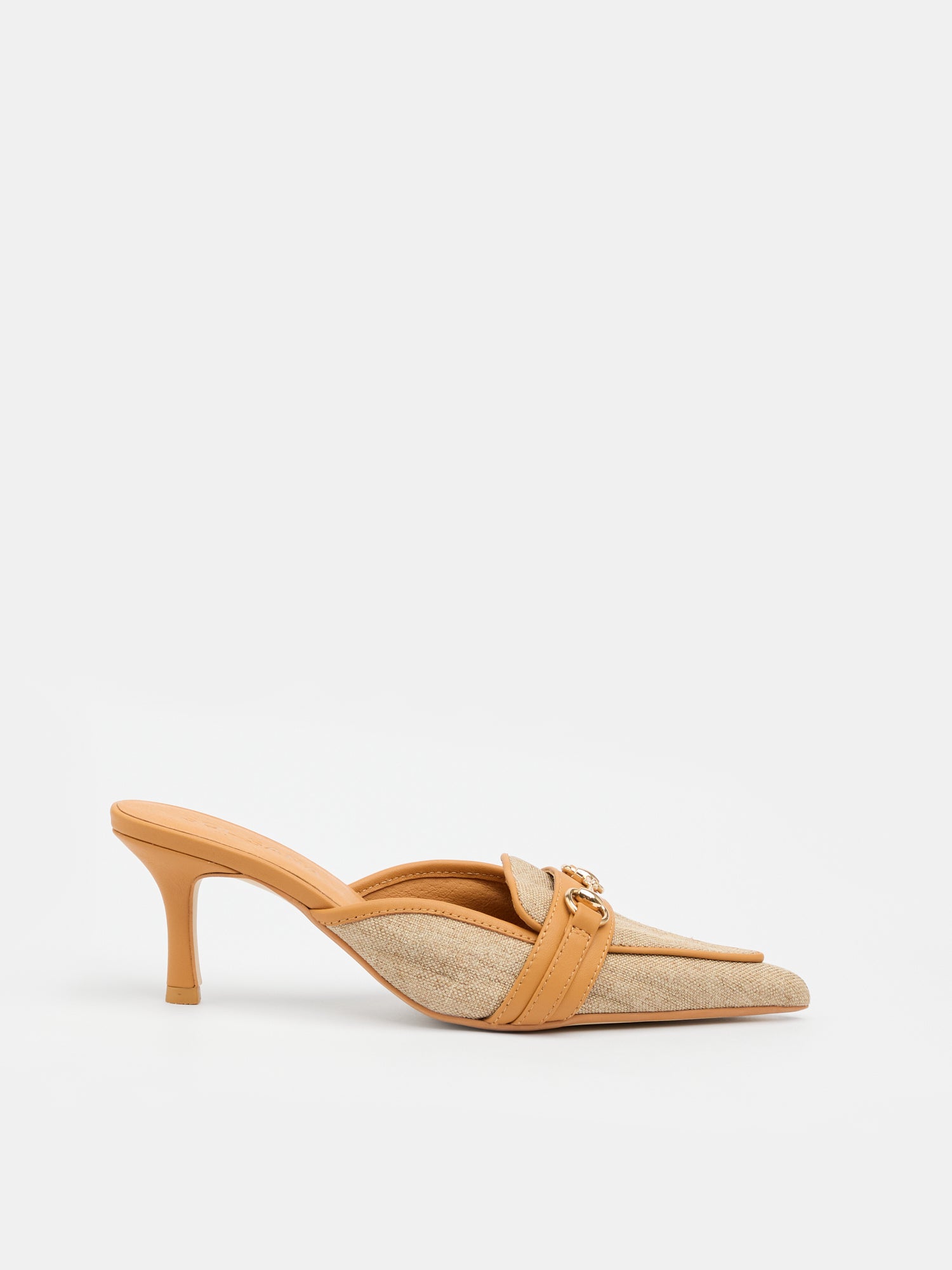 Carrie Mule Natural Canvas
