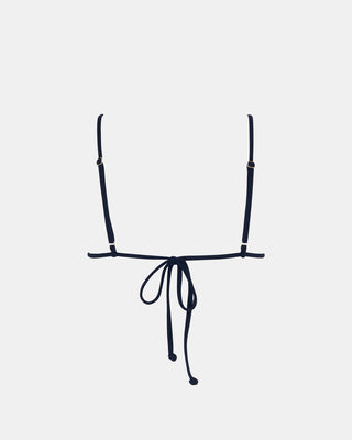 Eclipse String Bikini Top Nero