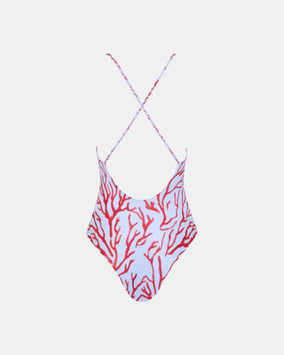 Aruba Plunge Deep V Neck Korali