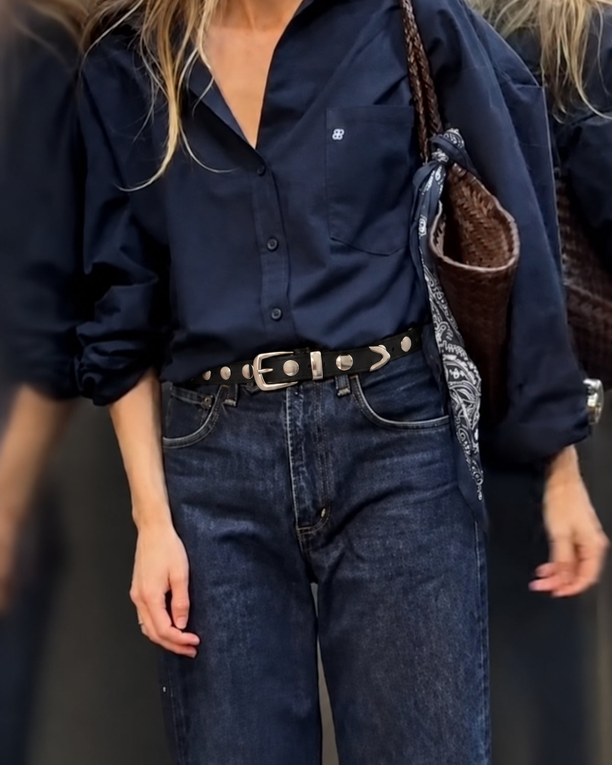Canyon Belt Black/Silver