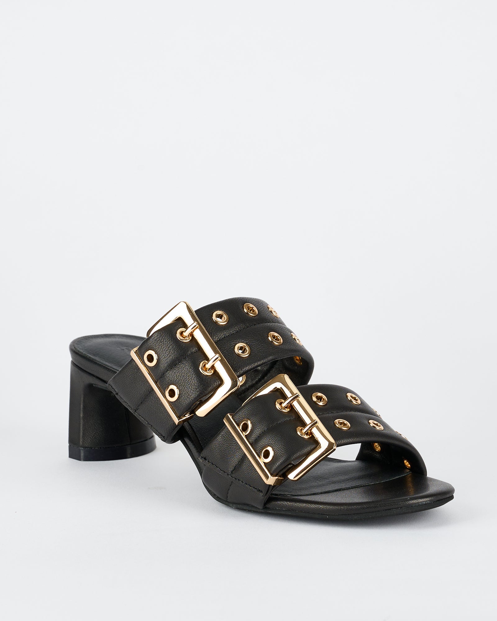 Bowery Heel Black/Gold