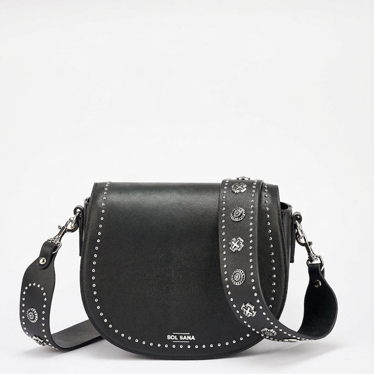 SADDLE BAG BLACK/SILVER
