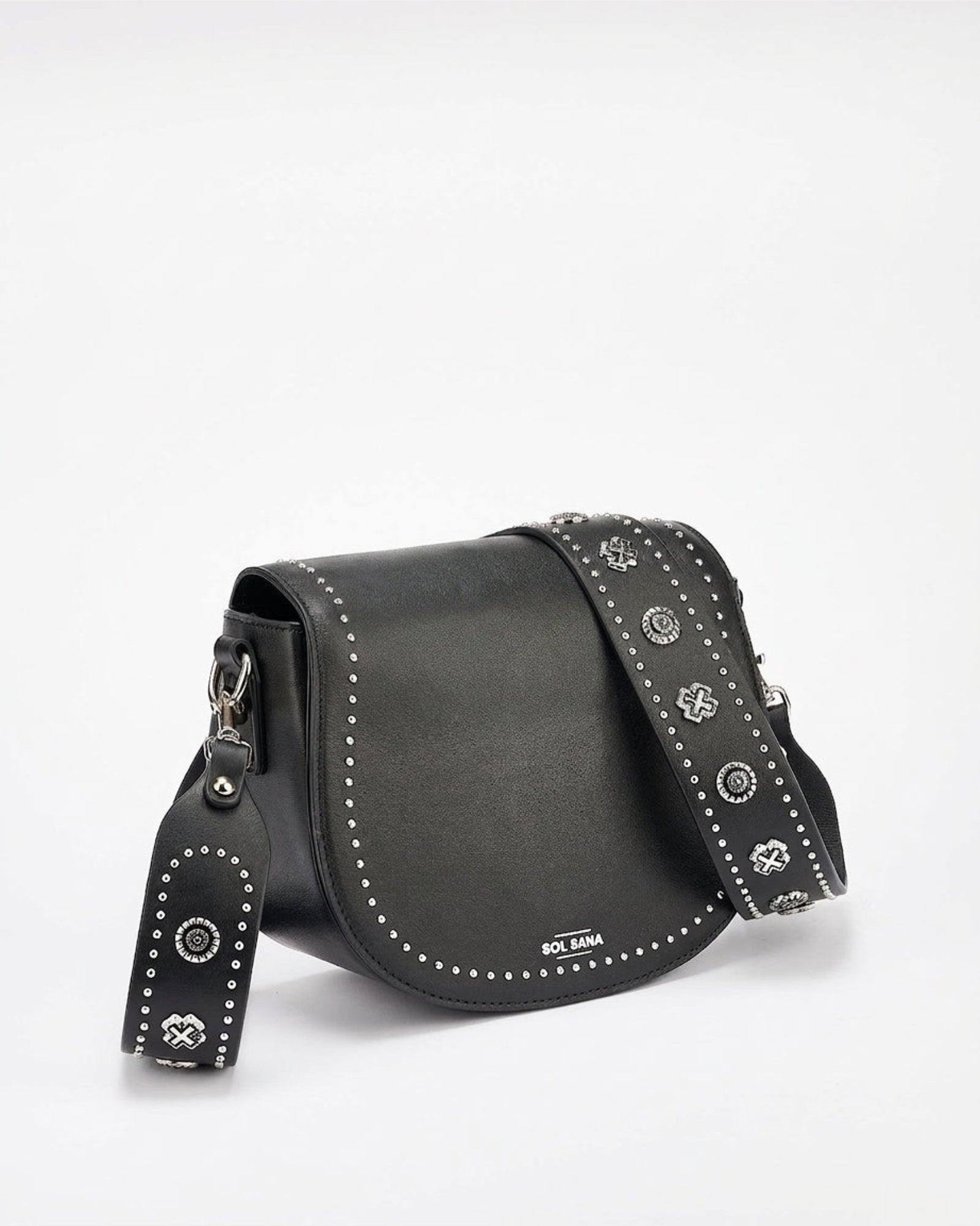 SADDLE BAG BLACK/SILVER