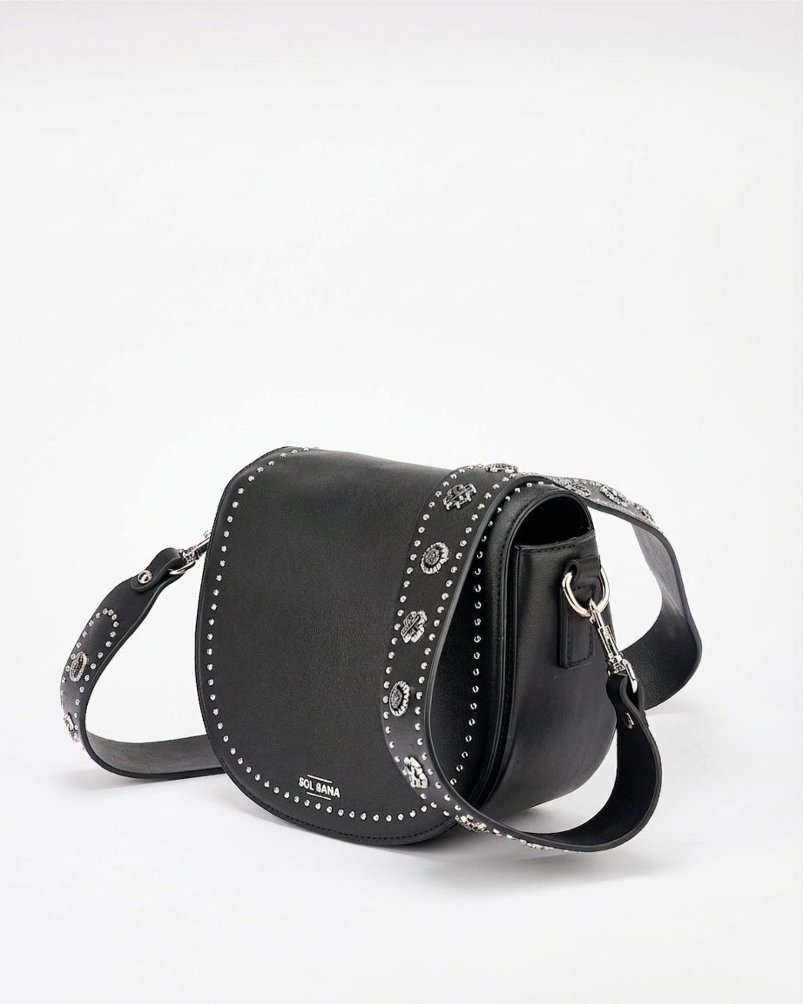 SADDLE BAG BLACK/SILVER
