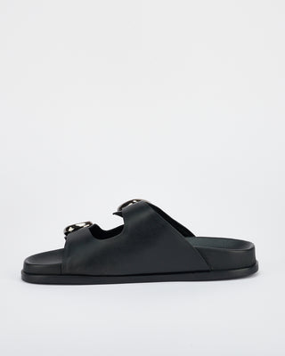 San Jose Footbed Black/Silver